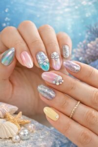 15+ Best Mermaid Nail Designs That Belong Under the Sea