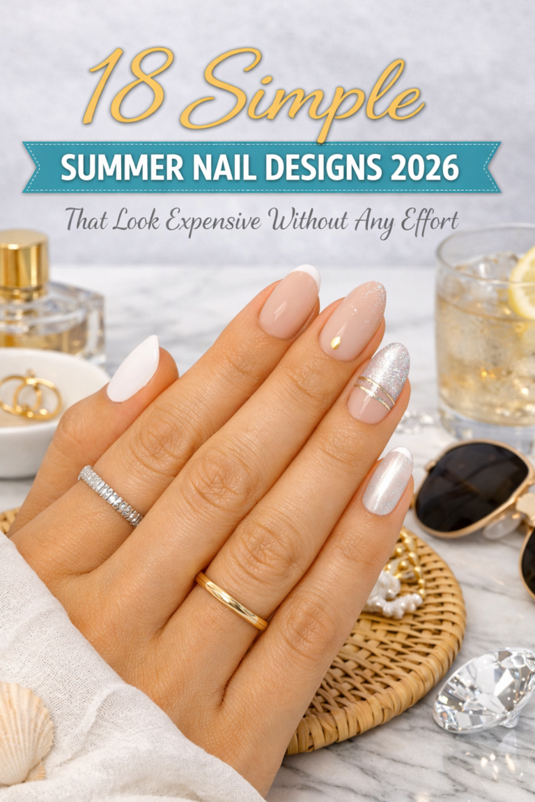 18+ Best Simple Summer Nail Designs That Look Expensive Without Any Effort