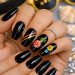 15+ Best Black Summer Nail Designs 2026 That Prove Dark Nails Work in Every Season