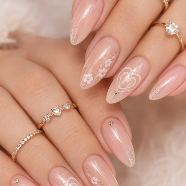15+ Best Heart Nail Designs 2026 – Cute & Romantic