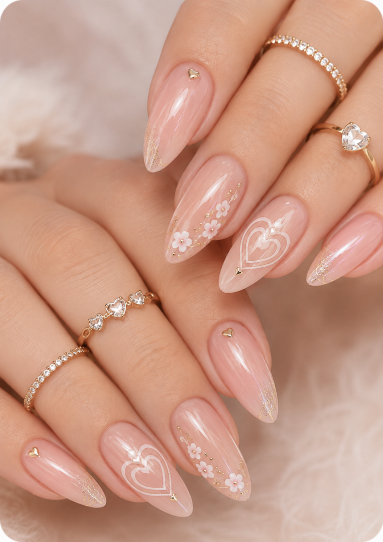 15+ Best Heart Nail Designs 2026 – Cute & Romantic